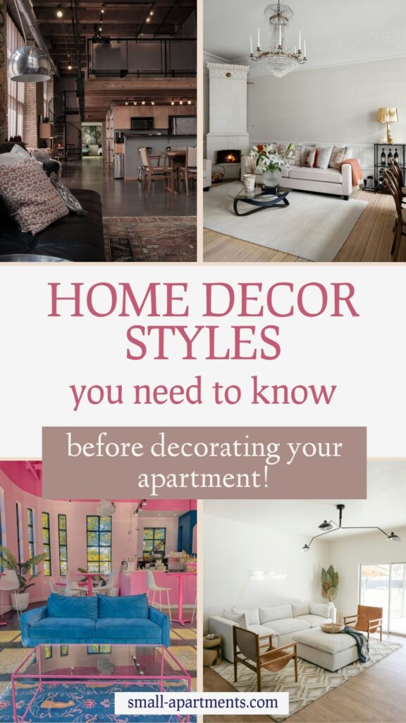 what are the different styles for home decor collage