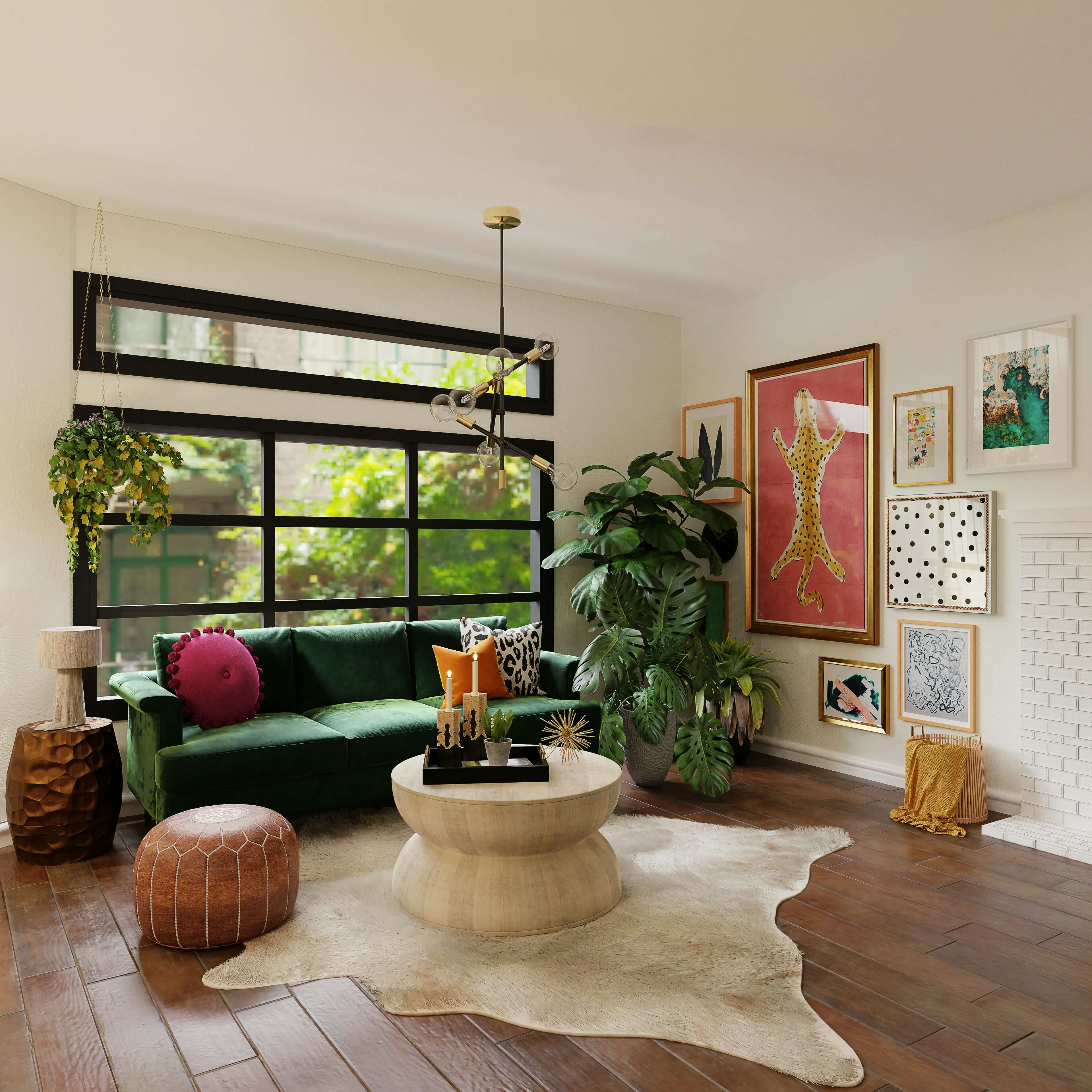 eclectic unique living room home decor