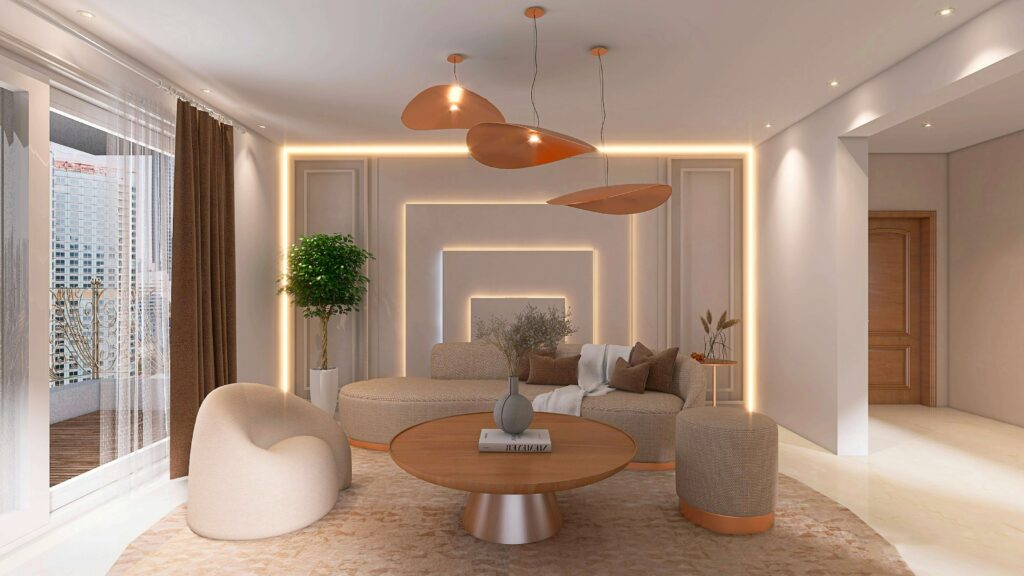 contemporary living room home decor