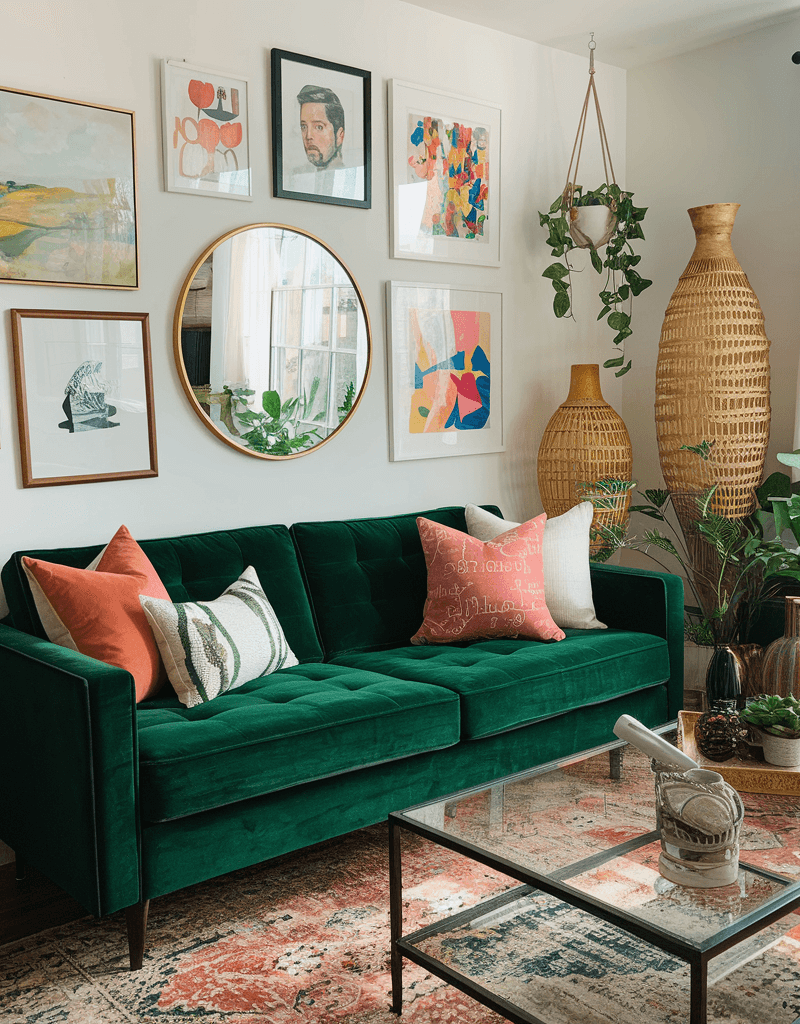 How to make room less cluttered? Eclectic apartment edition